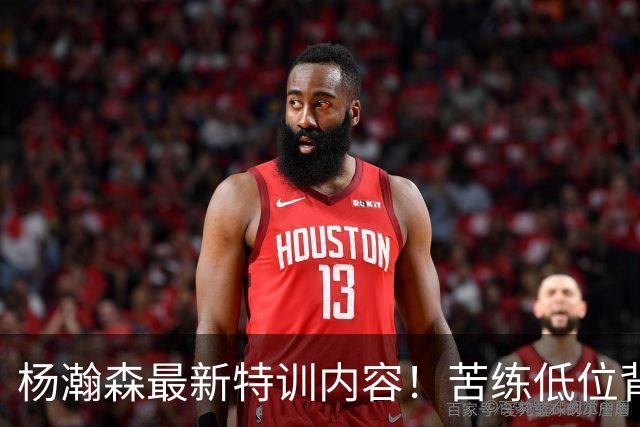 杨瀚森最新特训内容！苦练低位背打小乔丹，体型明显变壮长个了